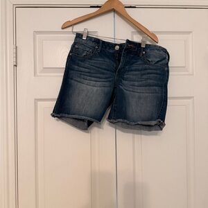 True Religion Indigo Jean Shorts